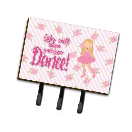 Carolines Treasures Ballet Long Blonde Hair Leash or Key Holder BB5387TH68